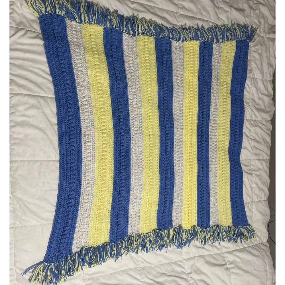 Handmade‎ Crochet Afghan Blanket 43
